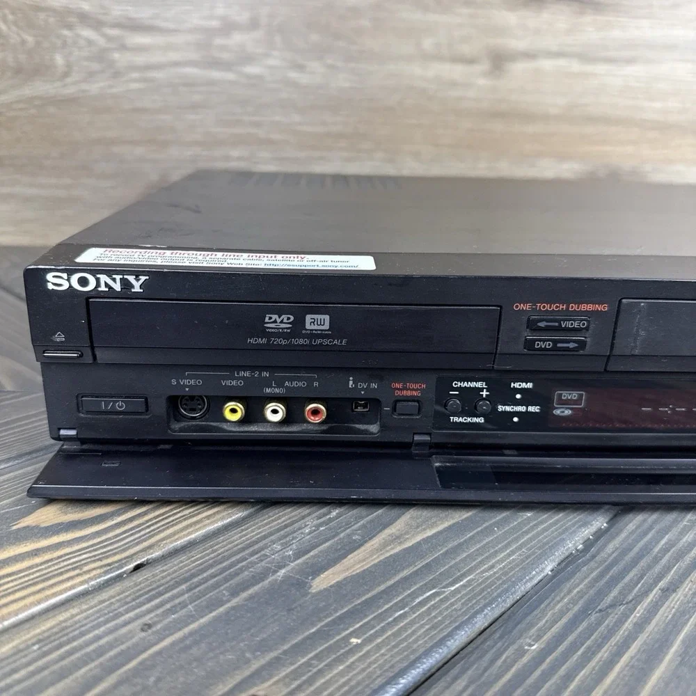 Sony RDR-VX555 DVD/VCR Player Recorder Combo HDMI PARTIALLY WORKING - FOR REPAIR